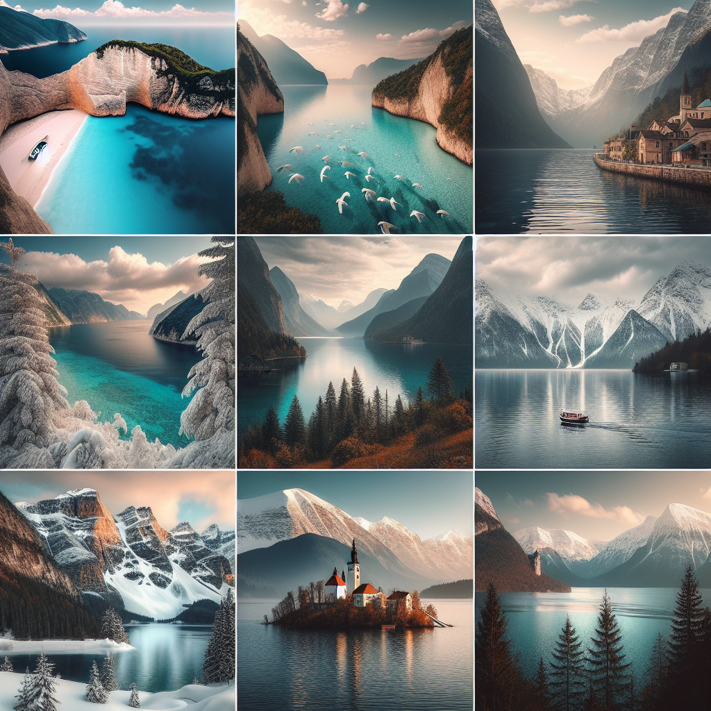 Hidden Gems to Explore in 2024 A collage of Europe