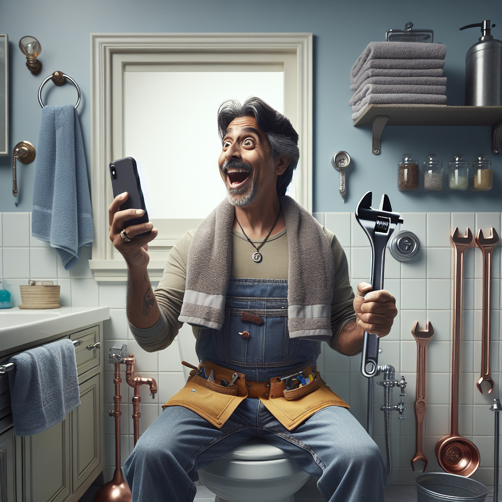 Hidden Gems to Explore in 2024 A traveler happily discovering a strong Wi-Fi signal on a beach at a secret, beautiful travel location, symbolizing the joy of finding hidden gems.