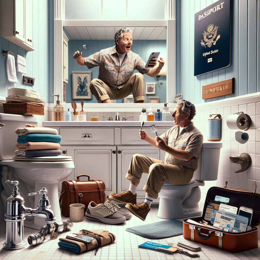 Mastering Solo Travel: Your Ultimate Guide A neatly organized travel setup showing passport, tickets, phone with travel apps, packing essentials like shoes, clothes, and a small emergency kit.